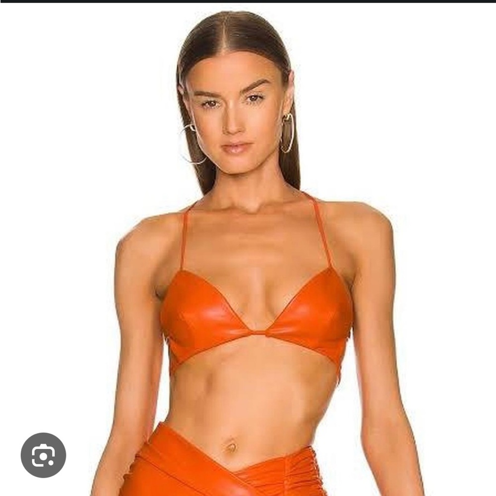 X Revolve Orange Bra Top